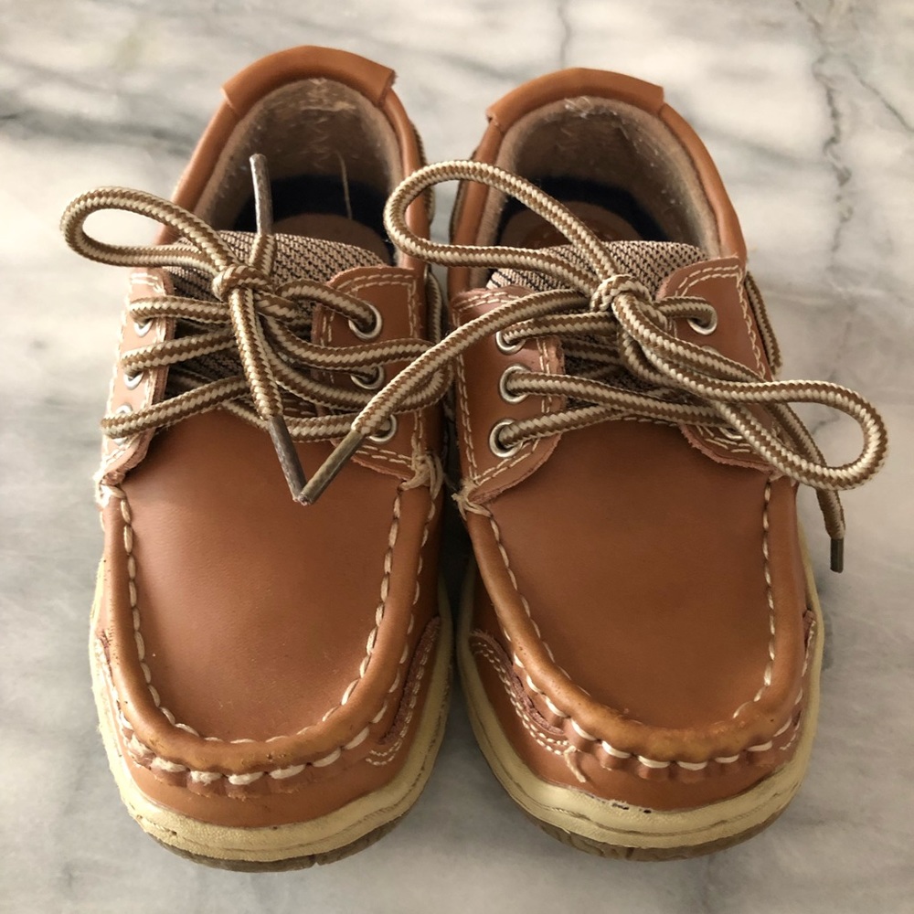 Toddler Brown Nautical Shoe